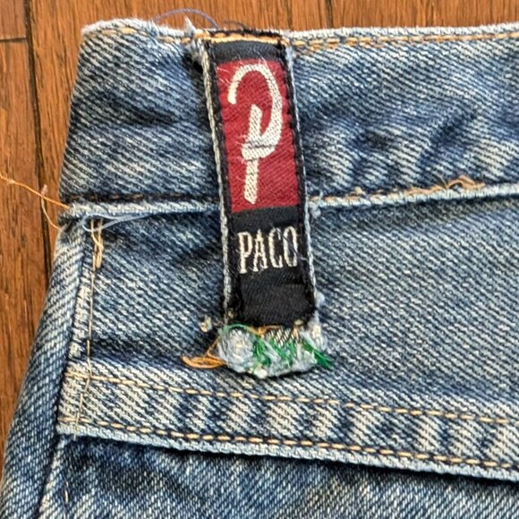 90's Vintage Paco Sport Blue Jeans - Size: 34x28 - Picture 4 of 7